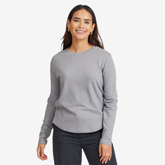 Anytime Long Sleeve Tee-Womens